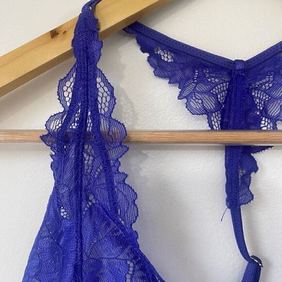 Free people Avery lace bralette purple new - Picture 9 of 11